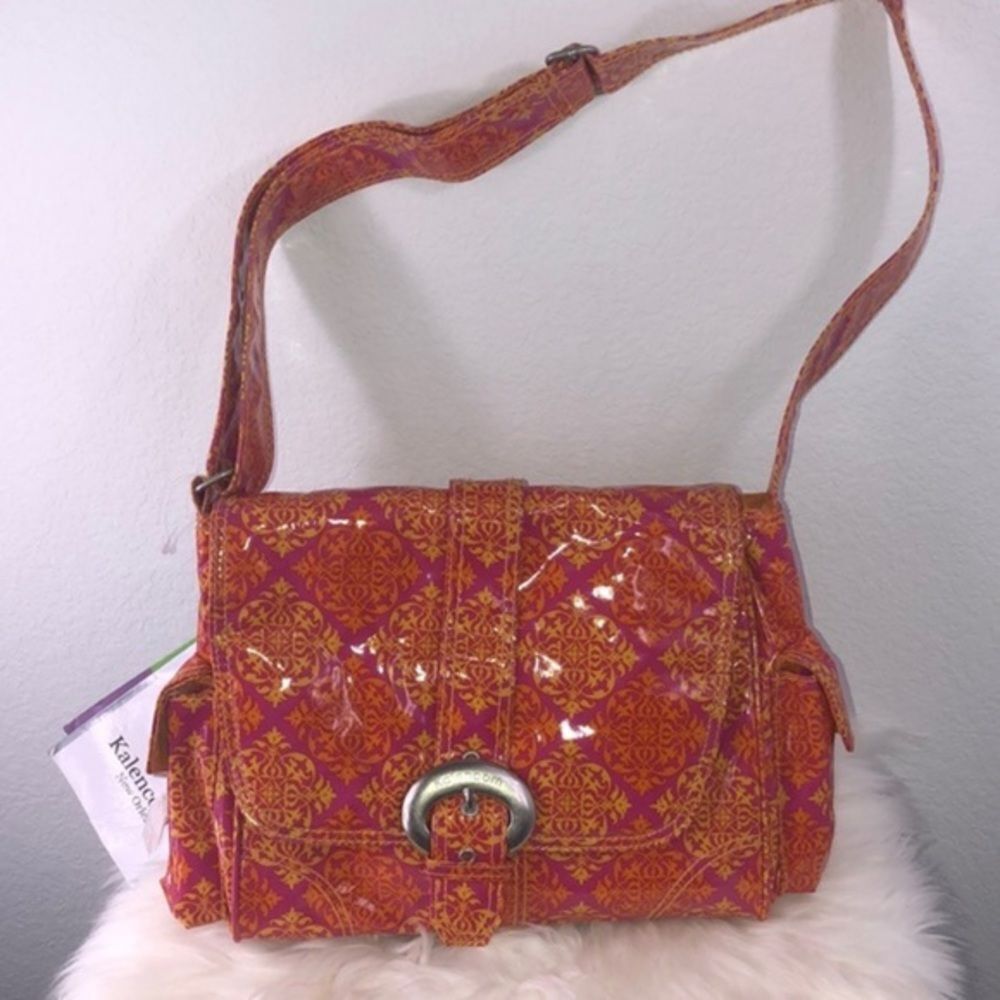Kelencom Corp. New Orleans diaper orange bag AZO